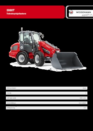 Kolové nakladače Weidemann 3080 T