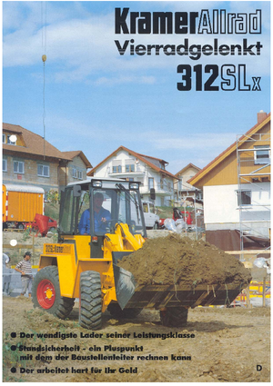Kolové nakladače Kramer 312 SL