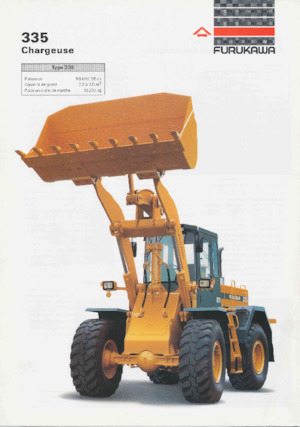 Kolové nakladače Furukawa 335