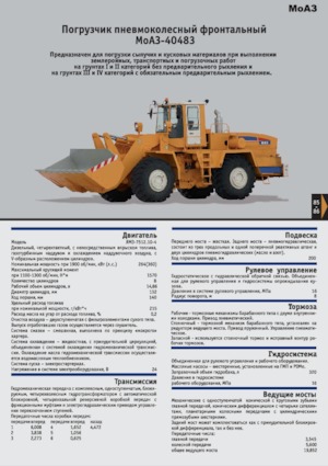 Kolové nakladače Belaz 40483