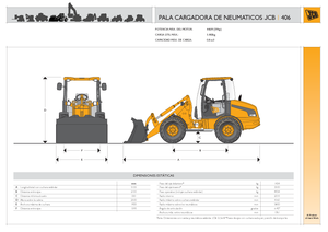 Kolové nakladače JCB 406 ZX