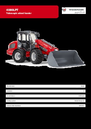 Kolové nakladače Weidemann 4080 LP T 