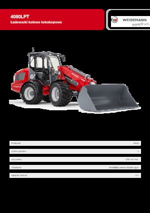 Kolové nakladače Weidemann 4080 LP T 
