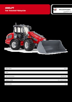 Kolové nakladače Weidemann 4080 LP T 