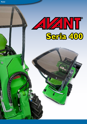Kolové nakladače Avant Tecno Avant 420
