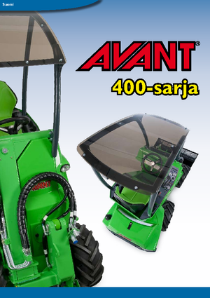 Kolové nakladače Avant Tecno Avant 420