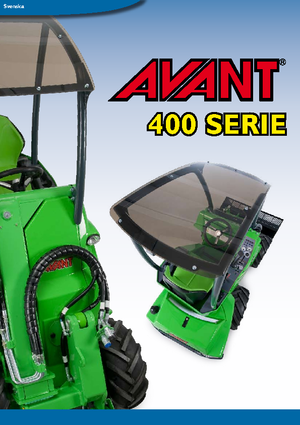 Kolové nakladače Avant Tecno Avant 420