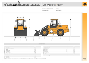 Kolové nakladače JCB 426 HT