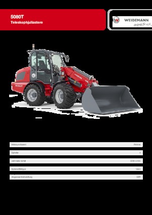 Kolové nakladače Weidemann 5080 T
