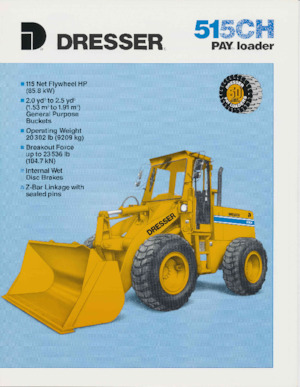 Kolové nakladače Dresser 515 CH