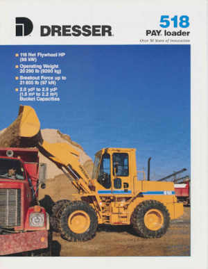 Kolové nakladače Dresser 518