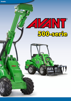 Kolové nakladače Avant Tecno 520