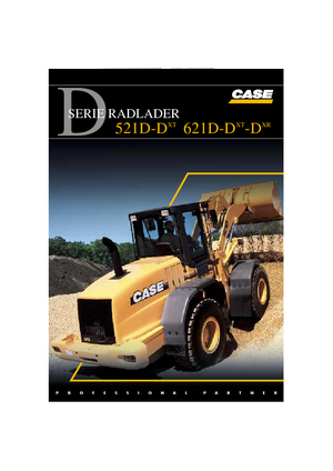 Kolové nakladače Case 521 DXT