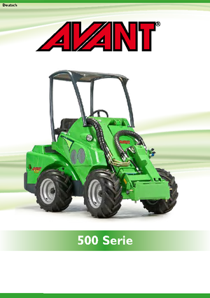 Kolové nakladače Avant Tecno Avant 525