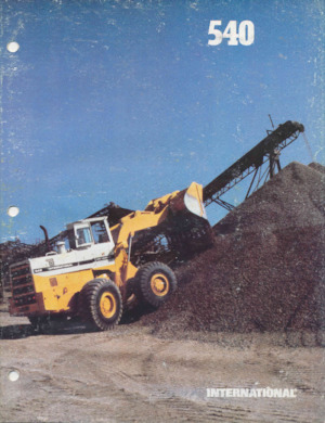 Kolové nakladače International Harvester 540