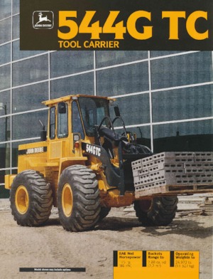 Kolové nakladače John Deere Construction 544 G-TC