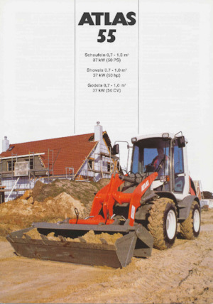 Kolové nakladače Atlas 55