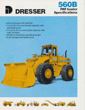 Kolové nakladače Dresser 560 B