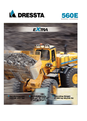 Kolové nakladače Dressta 560 E Extra