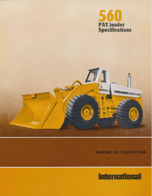 Kolové nakladače International Harvester 560