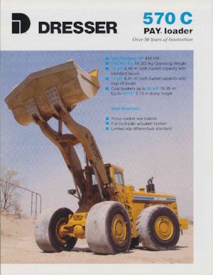 Kolové nakladače Dresser 570 C