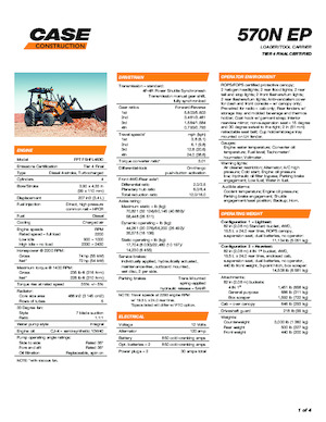 Kolové nakladače Case 570N EP