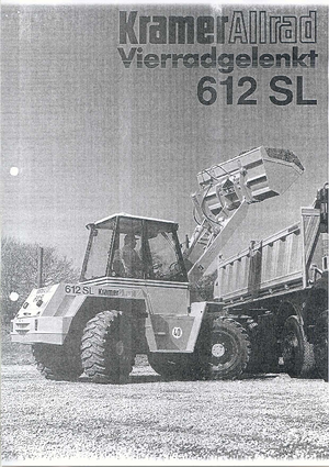 Kolové nakladače Kramer 612 SL