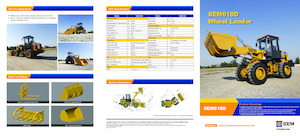 Kolové nakladače SEM 618D