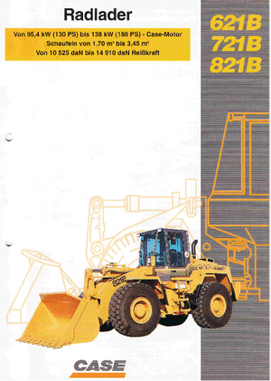 Kolové nakladače Case 721 B