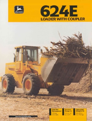 Kolové nakladače John Deere Construction 624 E