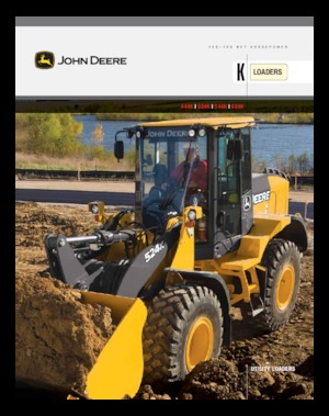 Kolové nakladače John Deere Construction 544 K