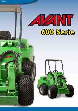 Kolové nakladače Avant Tecno Avant 635