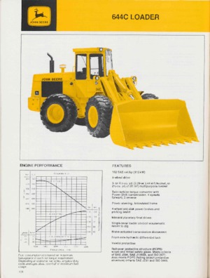 Kolové nakladače John Deere Construction 644 C