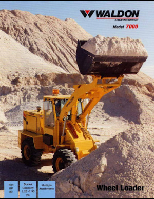 Kolové nakladače Waldon 7000