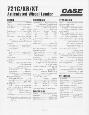 Kolové nakladače Case 721 CXT