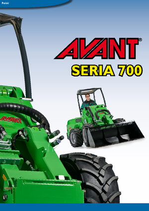 Kolové nakladače Avant Tecno Avant 750