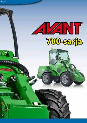 Kolové nakladače Avant Tecno Avant 750