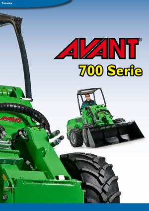 Kolové nakladače Avant Tecno Avant 750