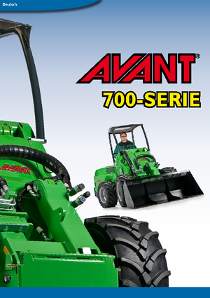 Kolové nakladače Avant Tecno Avant 750