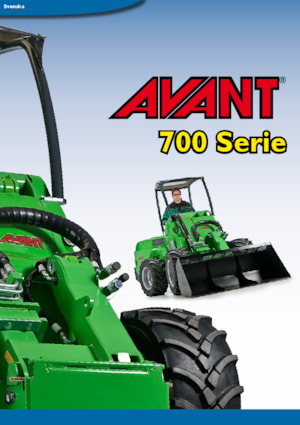 Kolové nakladače Avant Tecno 750