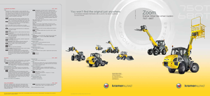 Kolové nakladače Kramer 750 T