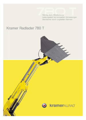 Kolové nakladače Kramer 780 T