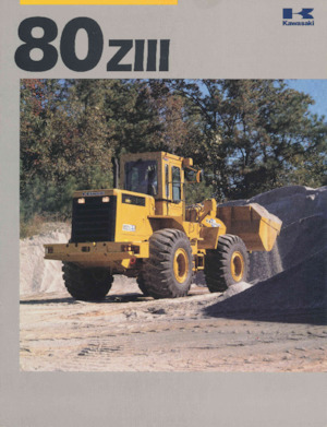 Kolové nakladače Kawasaki 80Z III