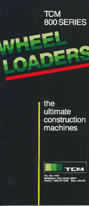 Kolové nakladače TCM 840