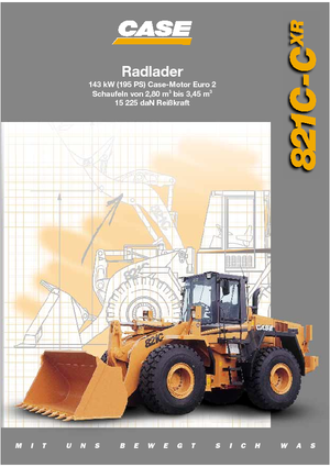 Kolové nakladače Case 821 C