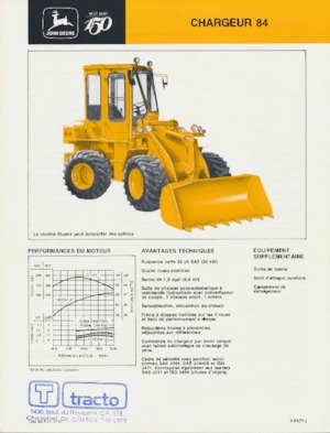 Kolové nakladače John Deere Construction 84