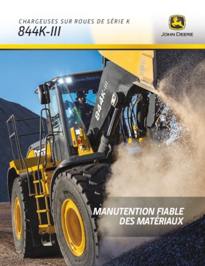 Kolové nakladače John Deere Construction 844K-III