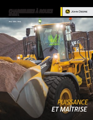 Kolové nakladače John Deere Construction 844L