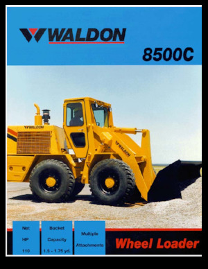 Kolové nakladače Waldon 8500C