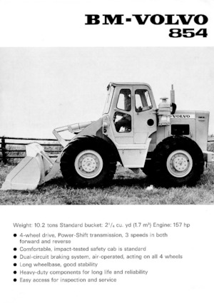 Kolové nakladače Volvo 854